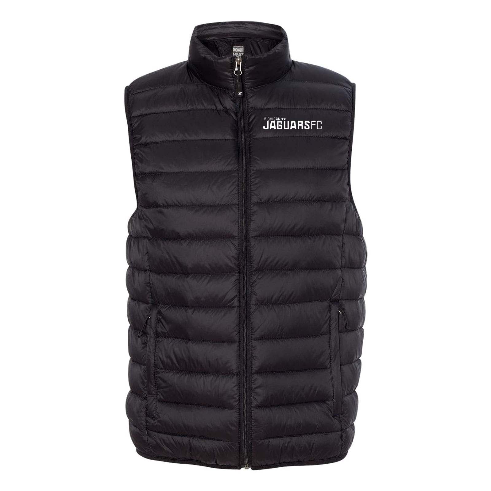 Jaguars Embroidered Weatherproof - 32 Degrees Packable Down Vest - Mato & Hash