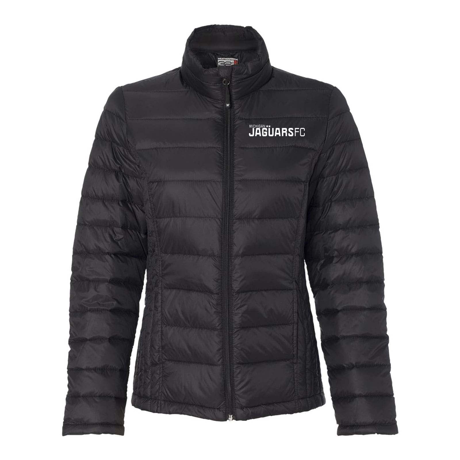 Jaguars Embroidered Weatherproof - Women's 32 Degrees Packable Down Jacket - Mato & Hash