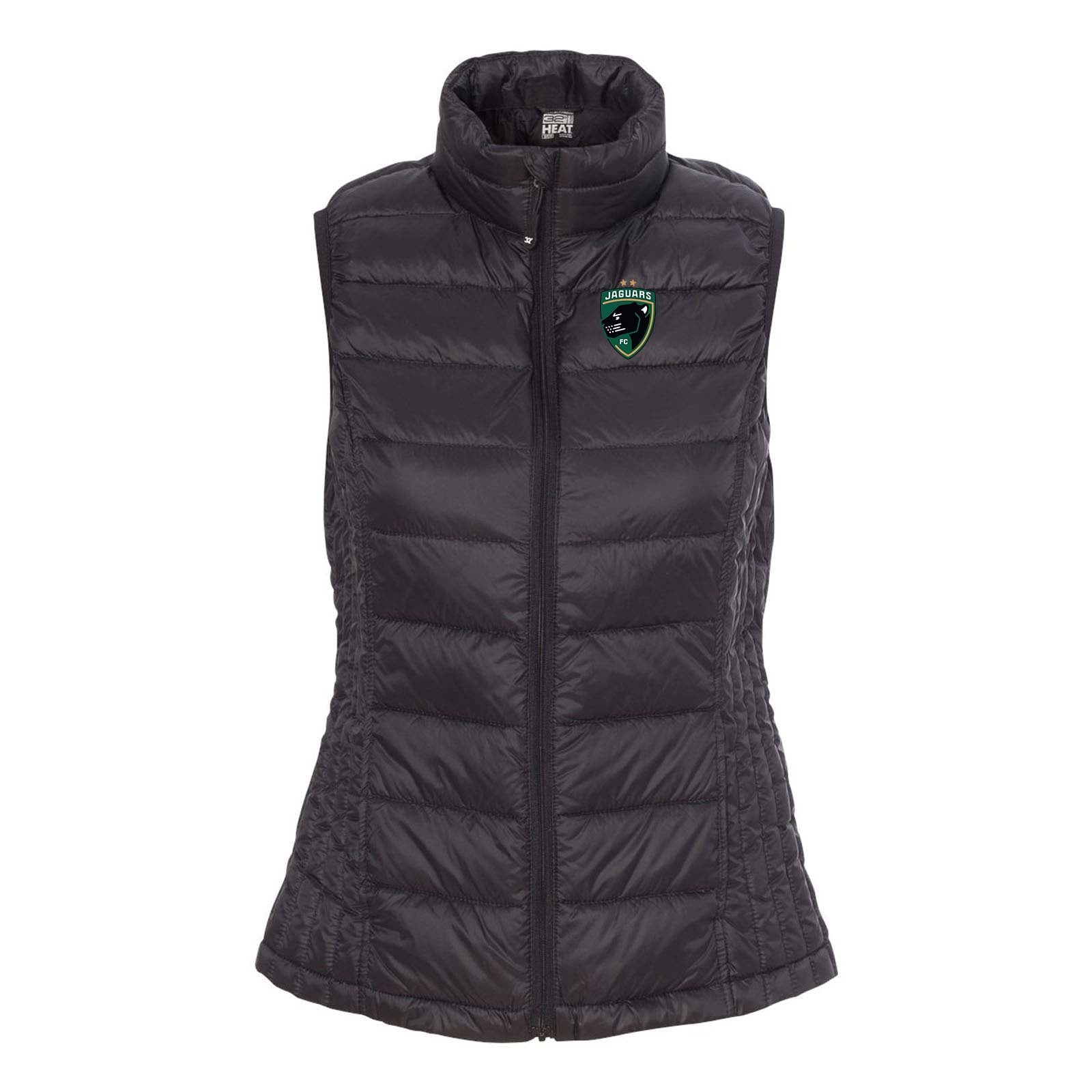 Jaguars Embroidered Weatherproof - Women's 32 Degrees Packable Down Vest - Mato & Hash