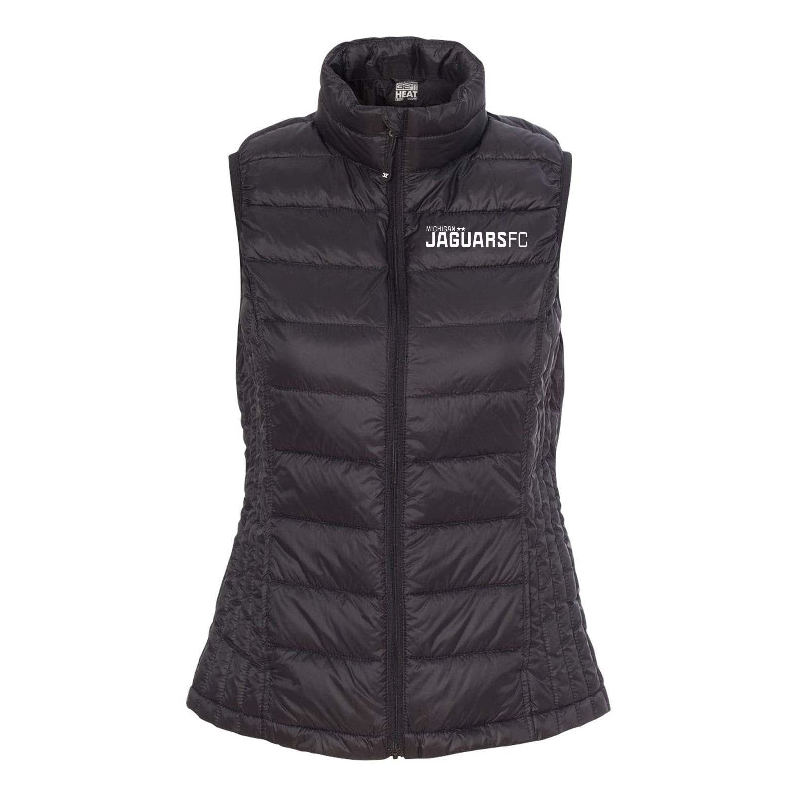 Jaguars Embroidered Weatherproof - Women's 32 Degrees Packable Down Vest - Mato & Hash