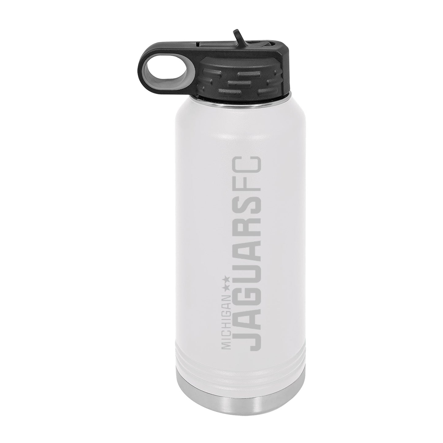 Jaguars Laser Engraved 32oz Water Bottle with Flip Lid - Mato & Hash