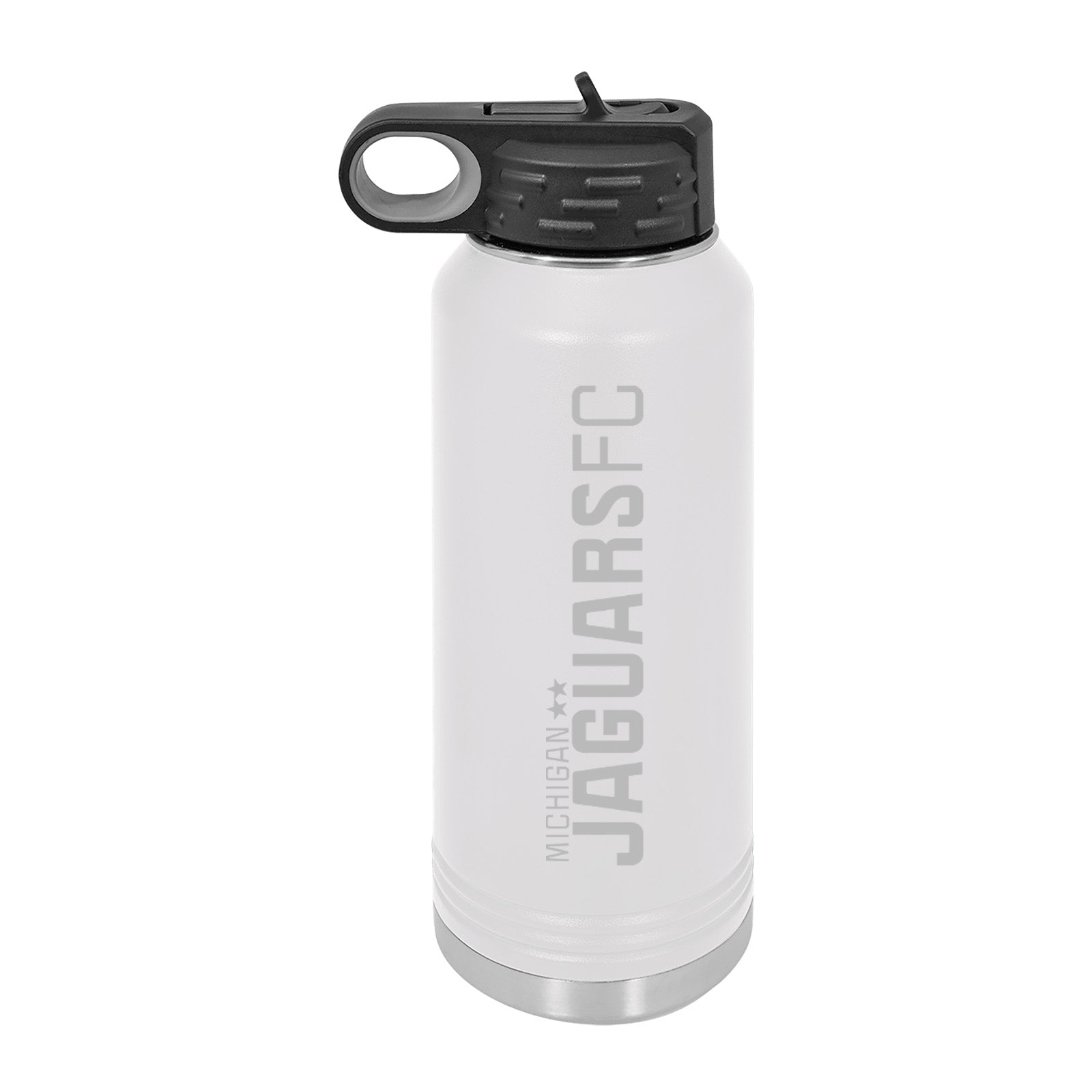 Jaguars Laser Engraved 32oz Water Bottle with Flip Lid - Mato & Hash
