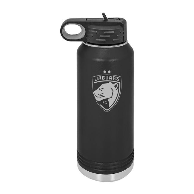 Polar Camel Jaguars Crest Laser Engraved 32oz Water Bottle with Flip Lid