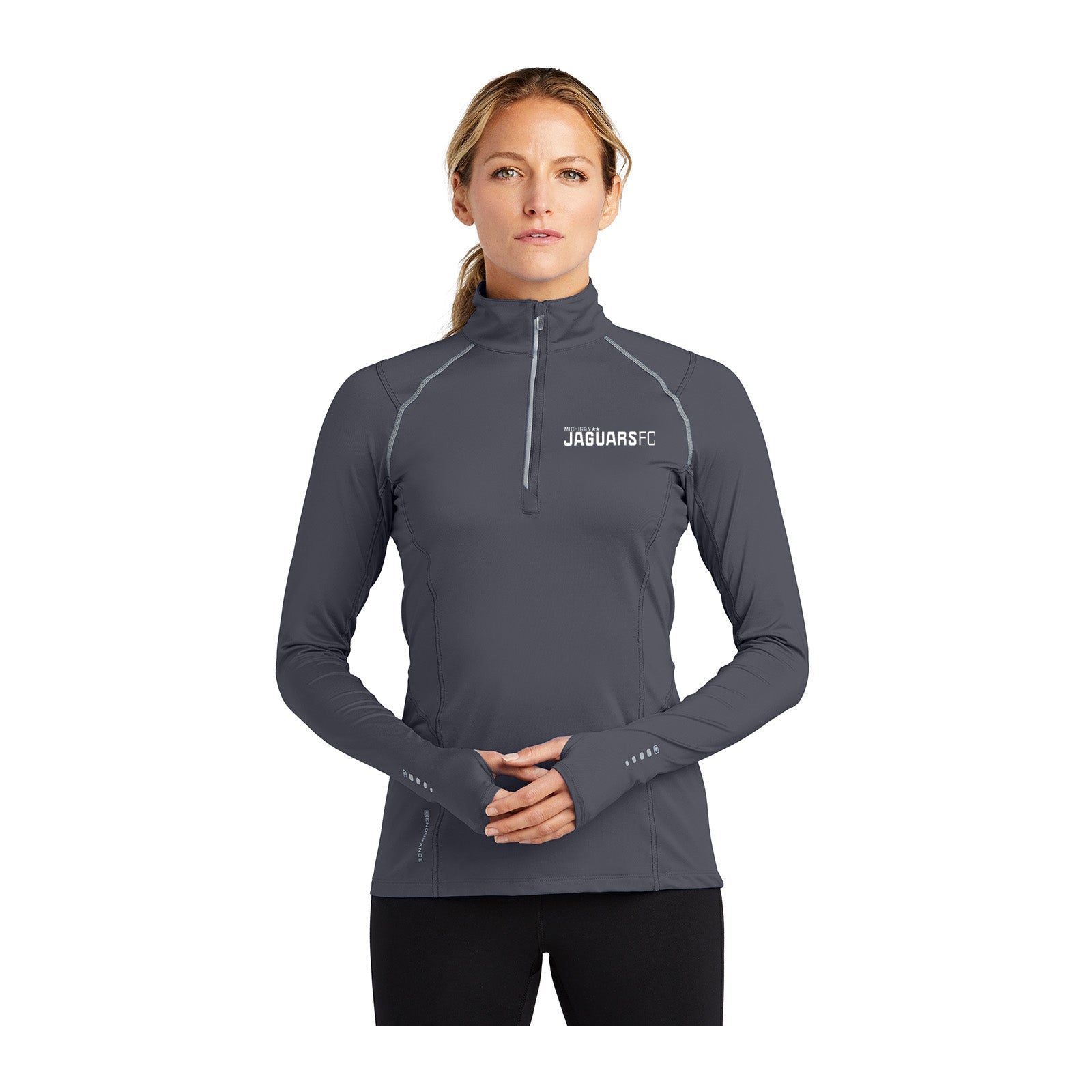 Jaguars OGIO® ENDURANCE Ladies Nexus 1/4-Zip Pullover Printed - Mato & Hash