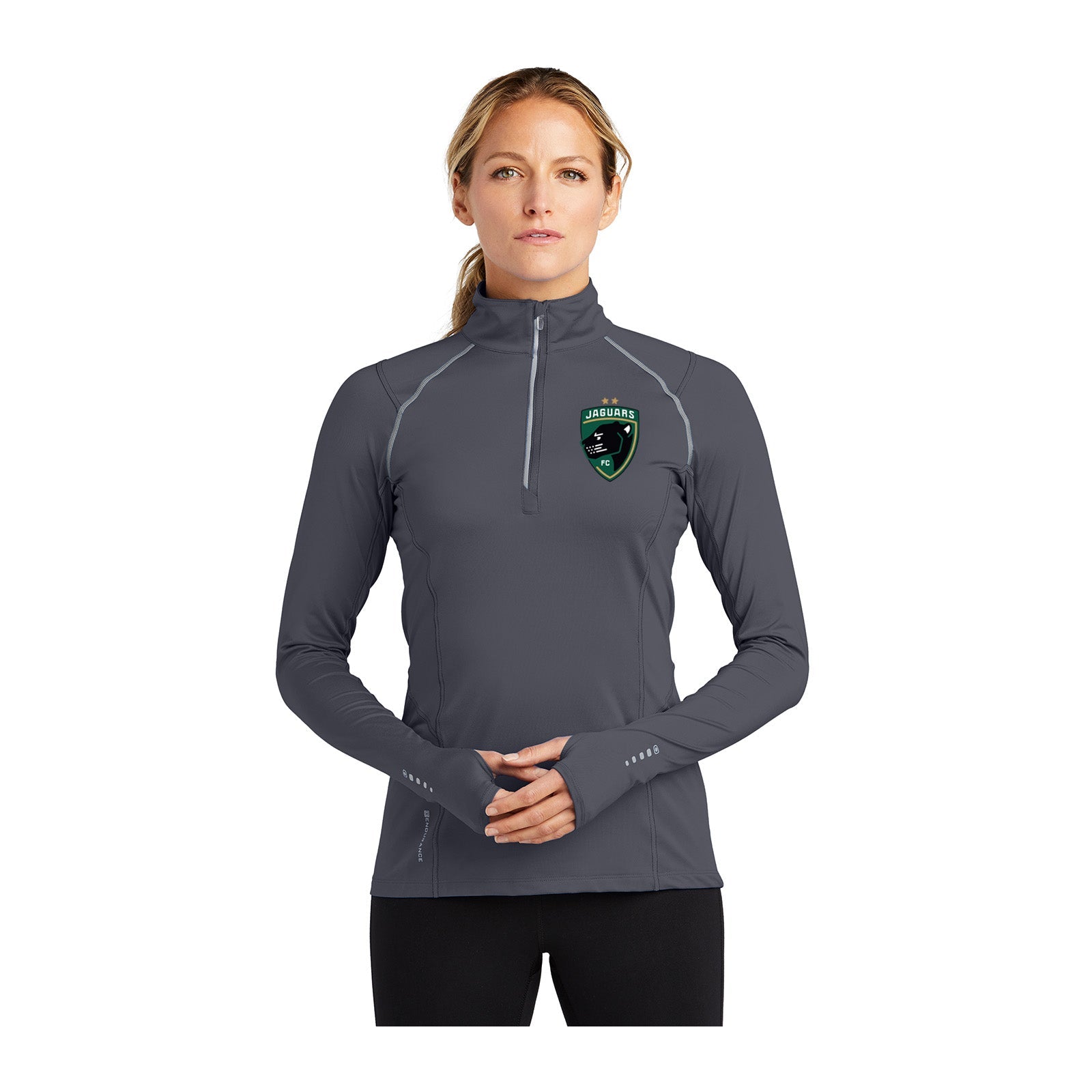 Jaguars OGIO® ENDURANCE Ladies Nexus 1/4-Zip Pullover Printed - Mato & Hash