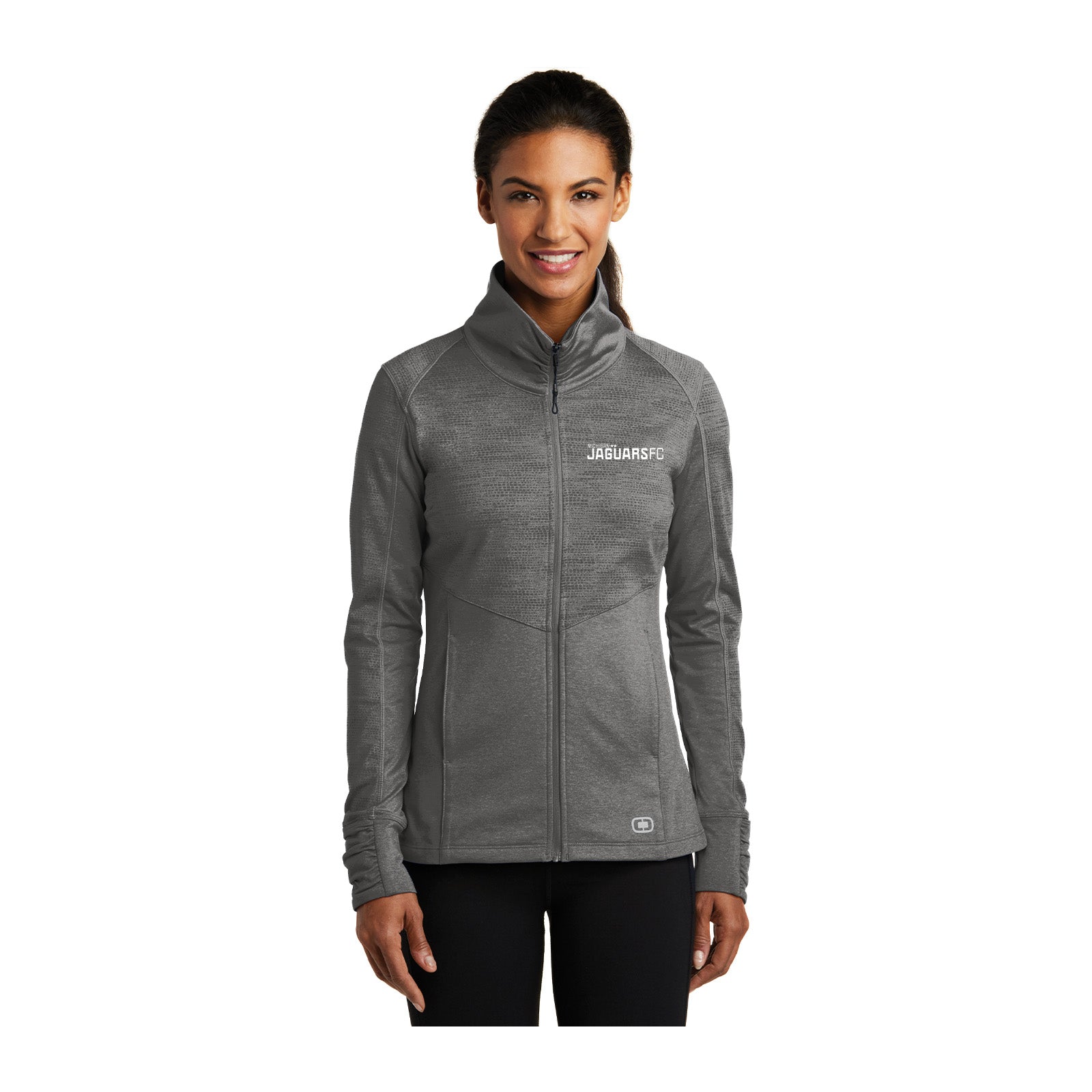 Jaguars OGIO® ENDURANCE Ladies Sonar Full-Zip Embroidery - Mato & Hash