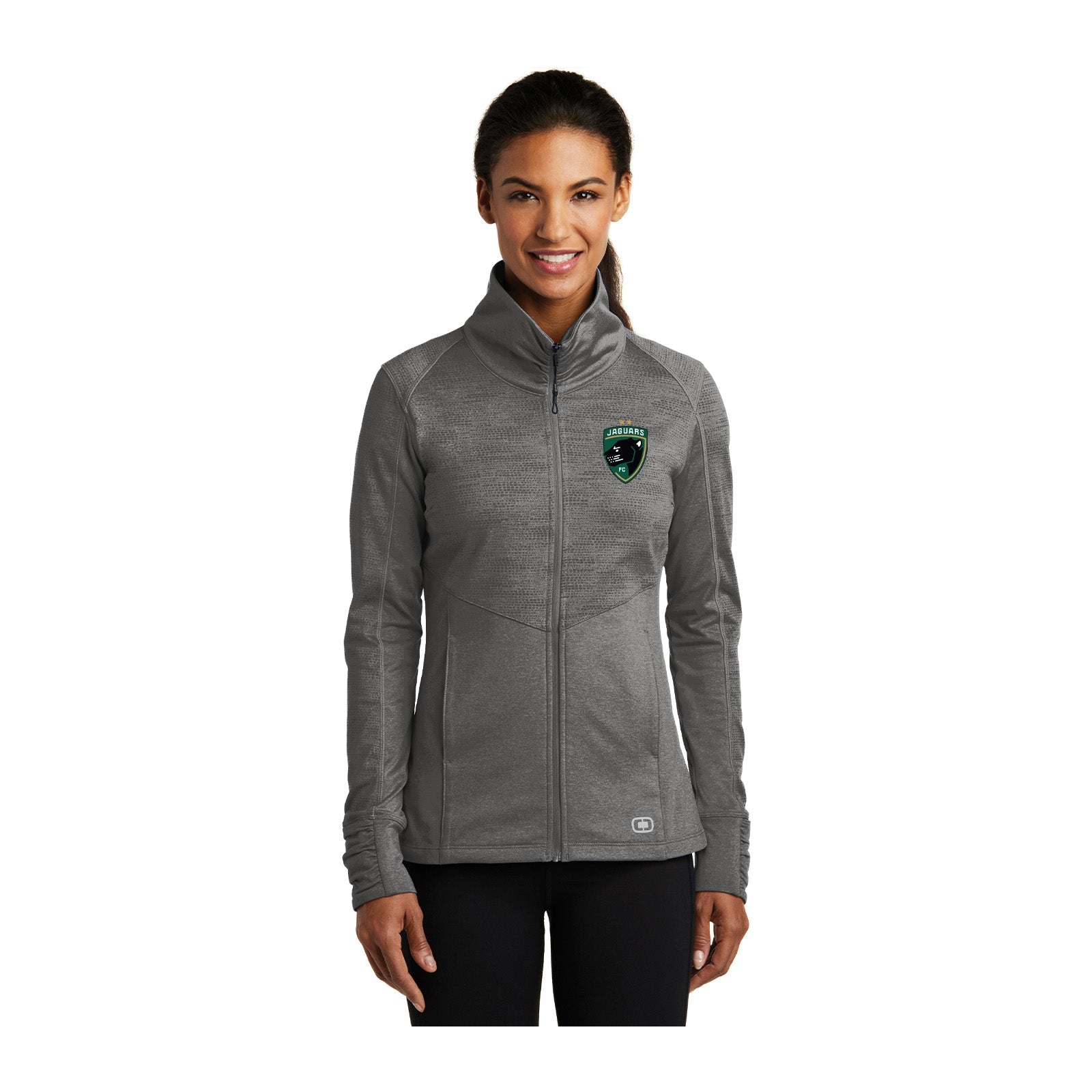 Jaguars OGIO® ENDURANCE Ladies Sonar Full-Zip Embroidery - Mato & Hash