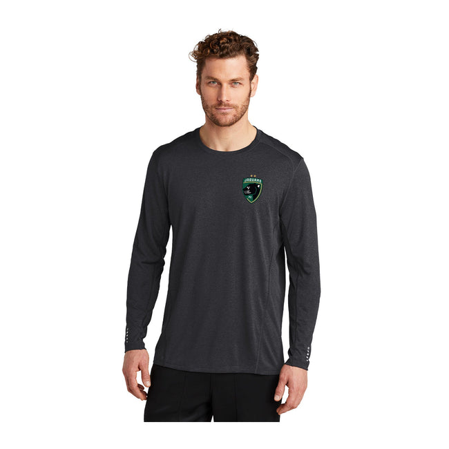 Jaguars OGIO® ENDURANCE Long Sleeve Pulse Crew Embroidery Crest