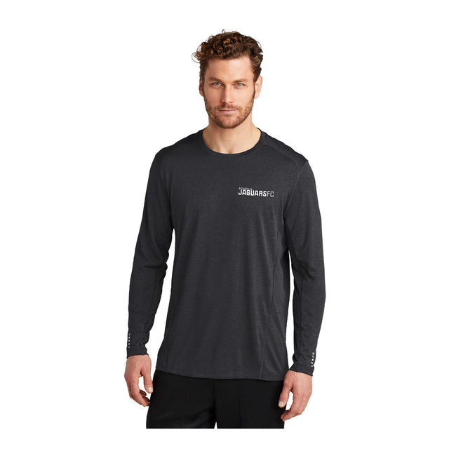Jaguars OGIO® ENDURANCE Long Sleeve Pulse Crew Embroidery Wordmark
