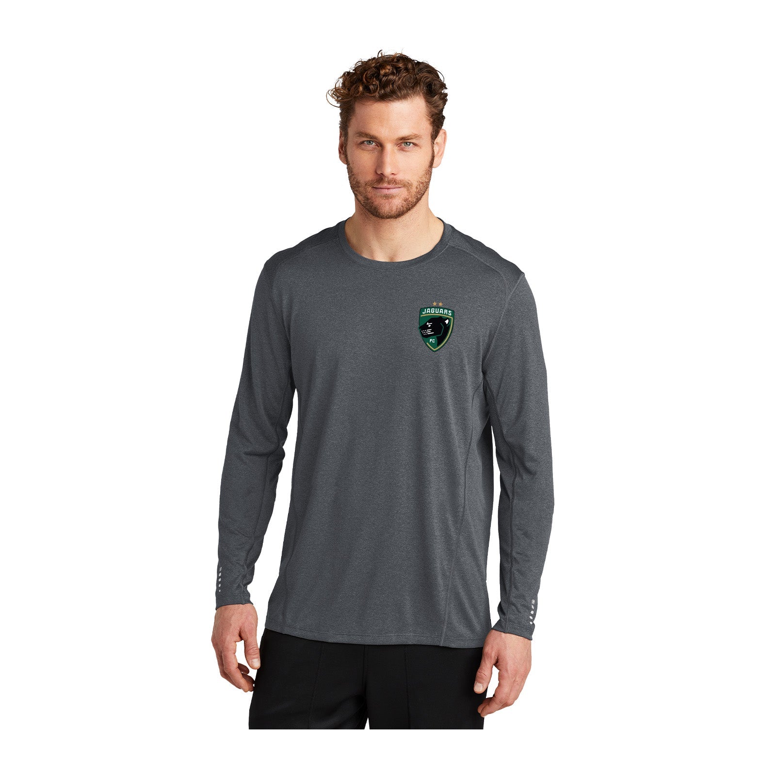 Jaguars OGIO® ENDURANCE Long Sleeve Pulse Crew Printed - Mato & Hash