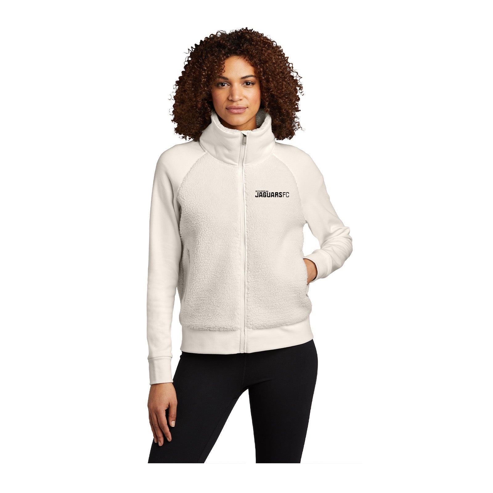 Jaguars OGIO® Ladies Luuma Sherpa Full-Zip Embroidery - Mato & Hash