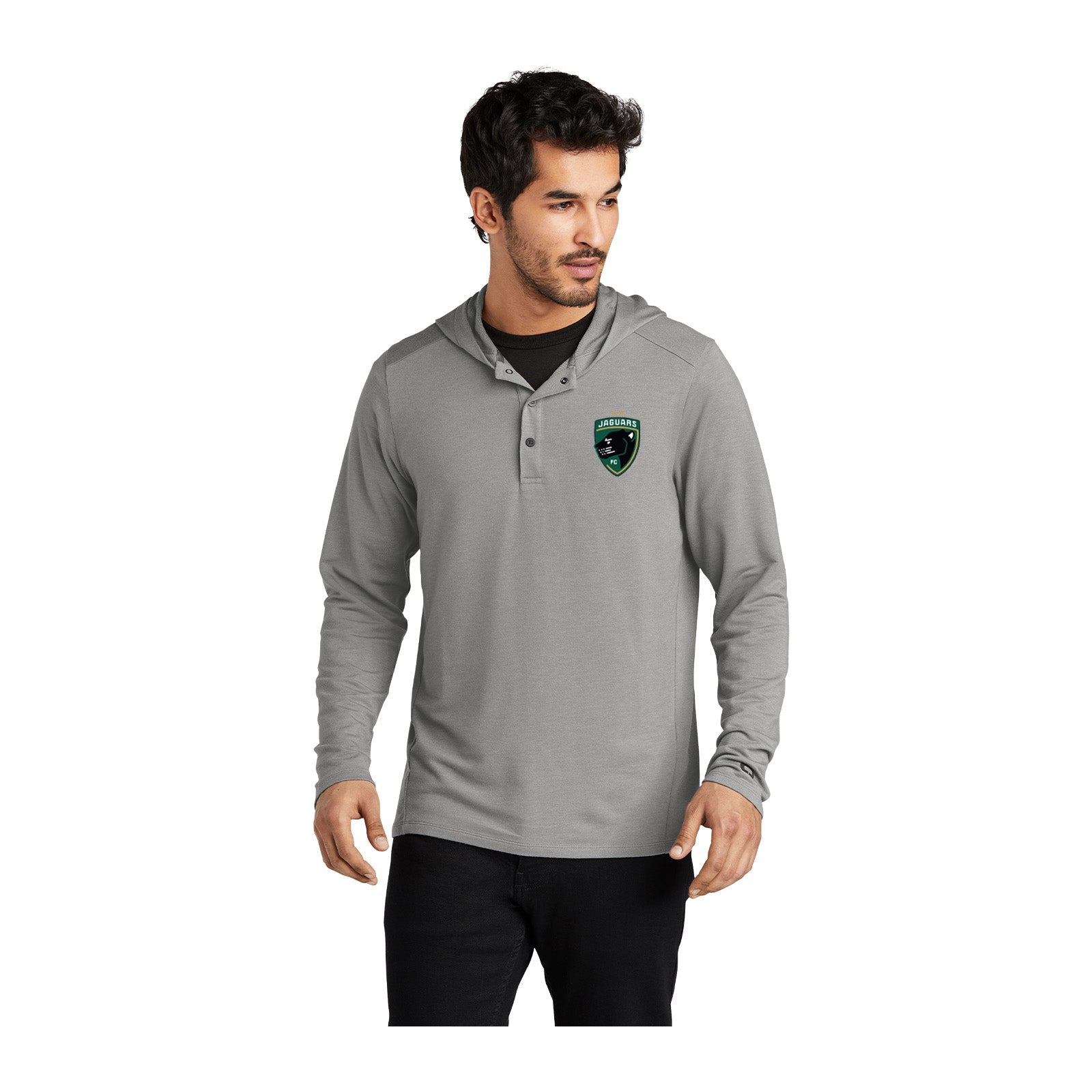 Jaguars OGIO® Luuma Flex Hooded Henley Printed - Mato & Hash