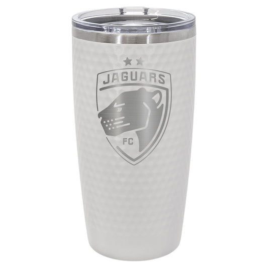 Jaguars Polar Camel 20 oz. White Golf Tumbler with Dimples - Mato & Hash