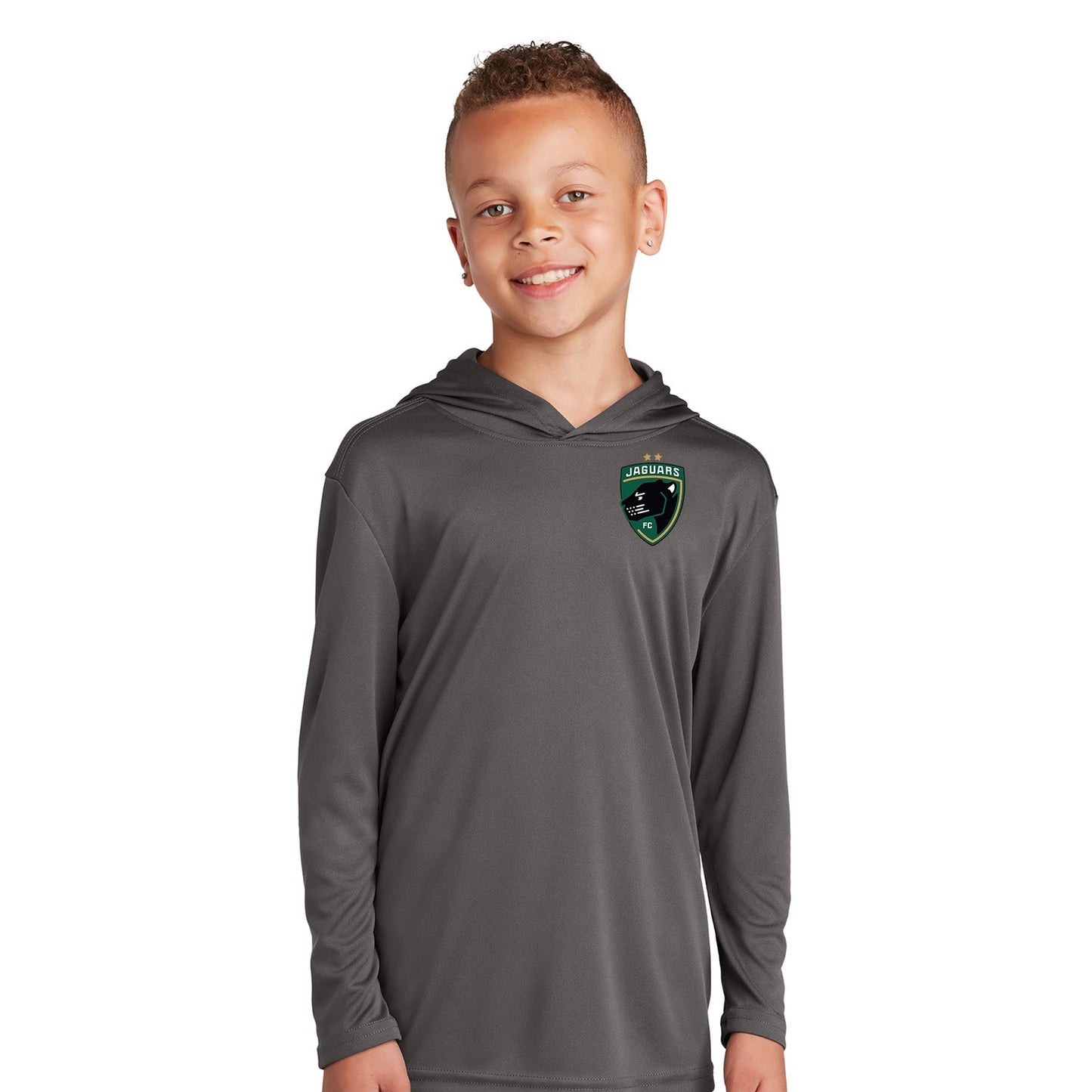 Jaguars Sport-Tek ® Youth PosiCharge ® Competitor ™ T- Shirt Hooded Pullover Printed - Mato & Hash