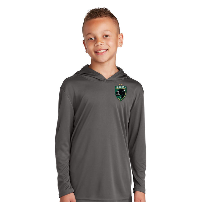 Jaguars Sport-Tek ® Youth PosiCharge ® Competitor ™ T- Shirt Hooded Pullover Printed Crest