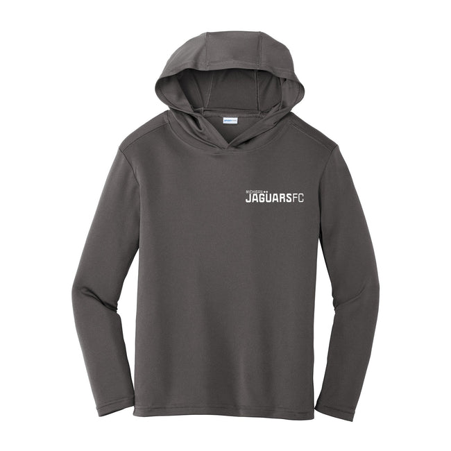 Jaguars Sport-Tek ® Youth PosiCharge ® Competitor ™ T- Shirt Hooded Pullover Printed LC Wordmark