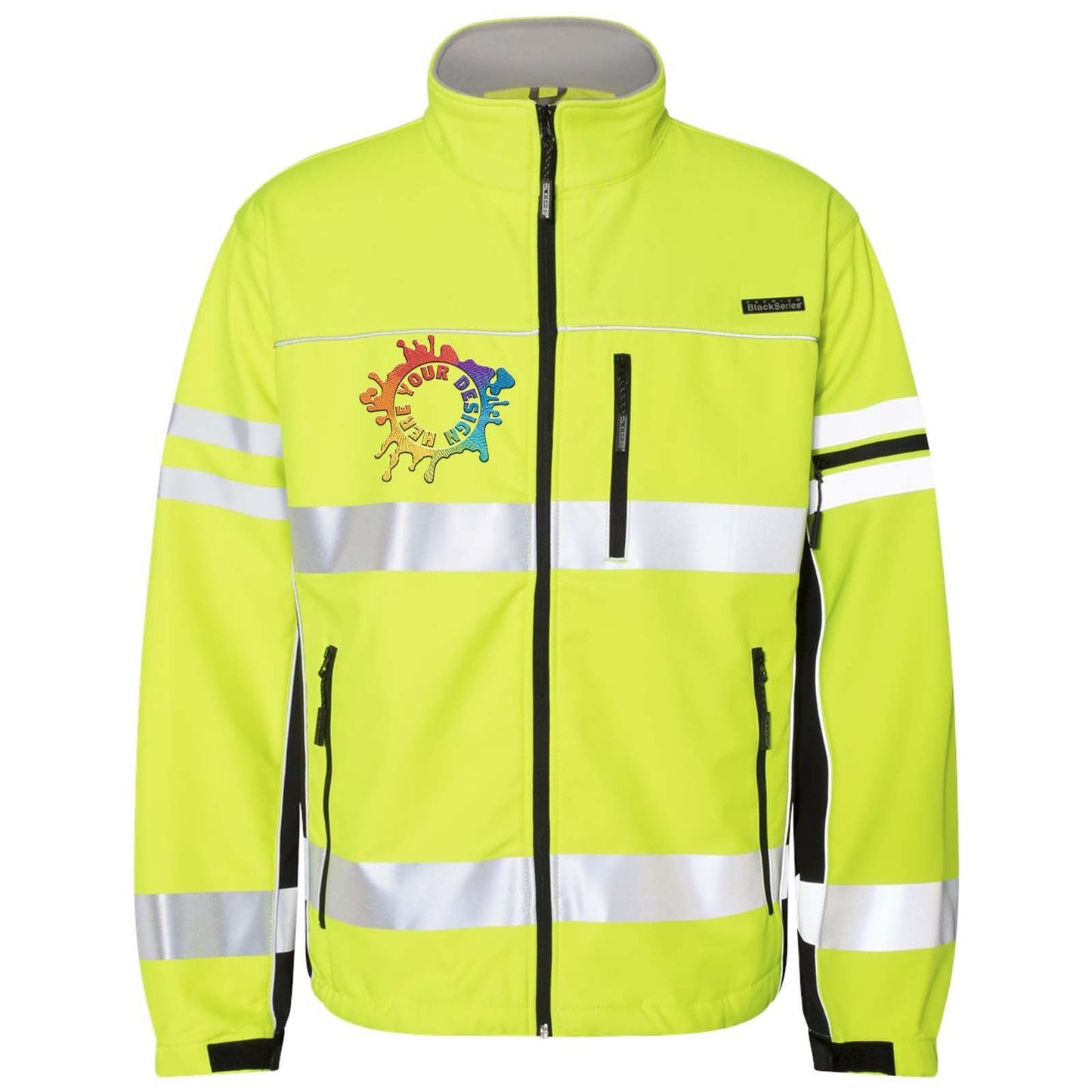 Kishigo - Premium Black Series® Class 3 Soft Shell Jacket Embroidery - Mato & Hash