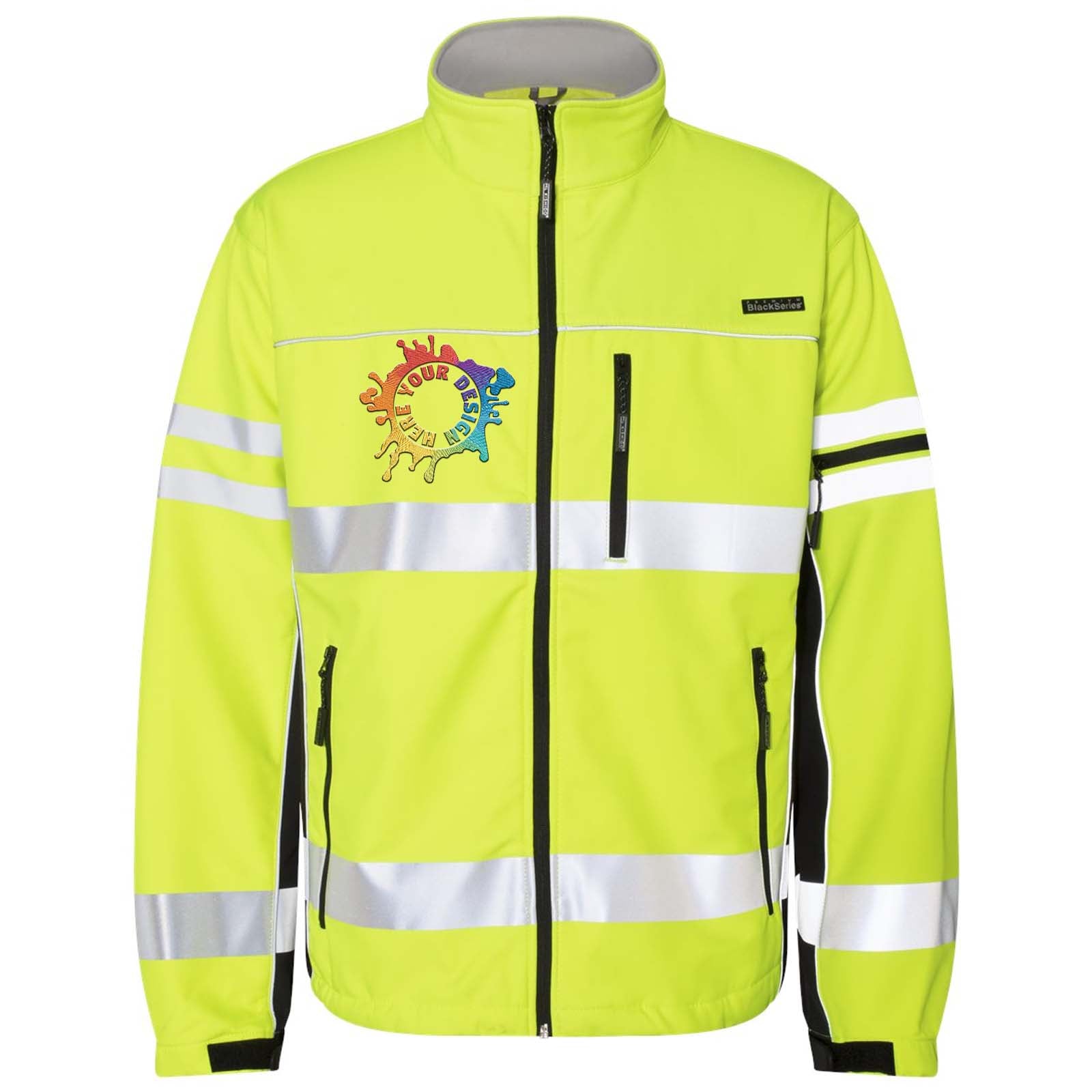 Kishigo - Premium Black Series® Class 3 Soft Shell Jacket Embroidery - Mato & Hash