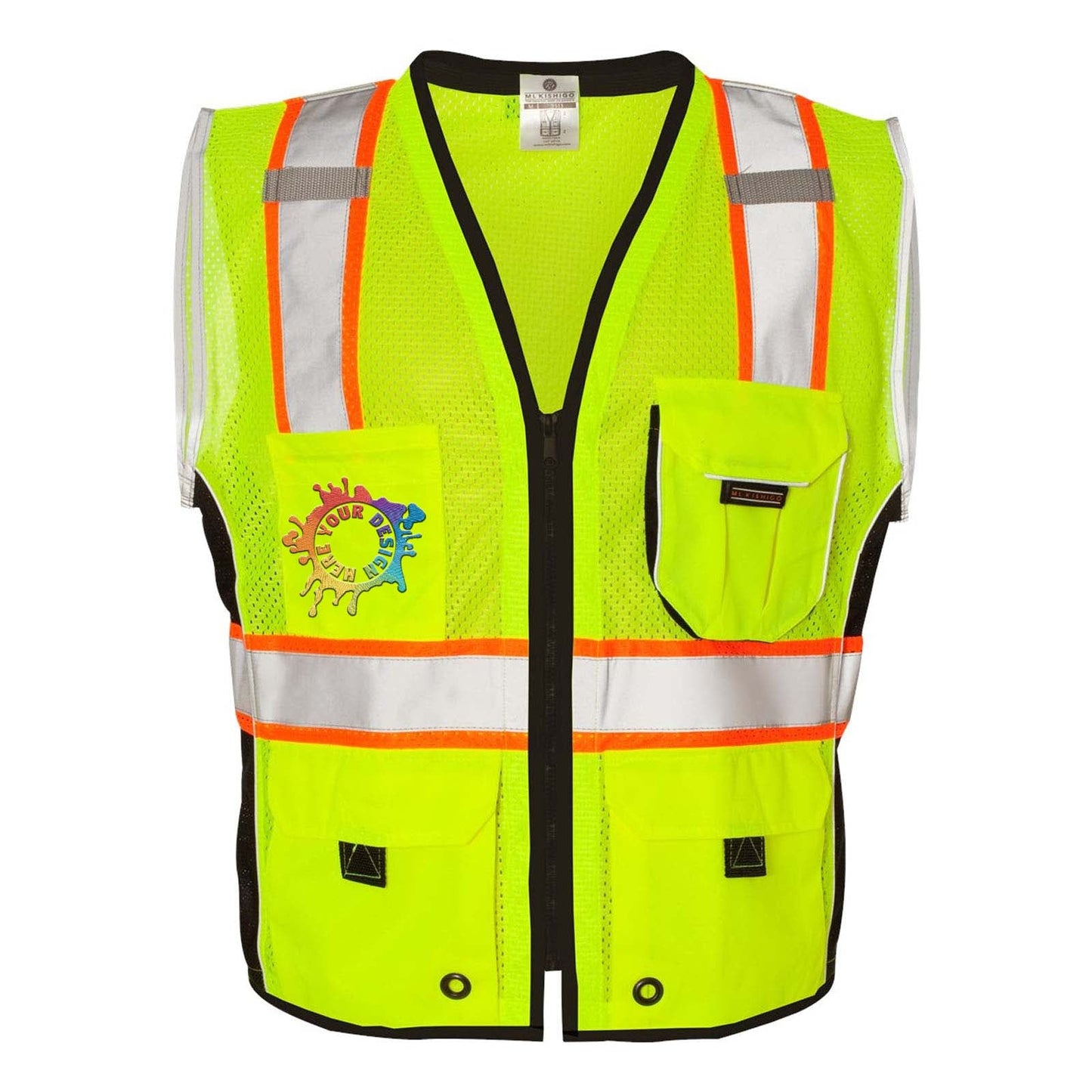 Kishigo - Premium Black Series® Heavy Duty Vest Embroidery - Mato & Hash