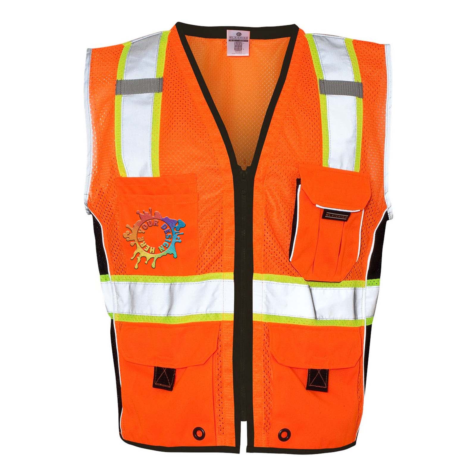 Kishigo - Premium Black Series® Heavy Duty Vest Embroidery - Mato & Hash