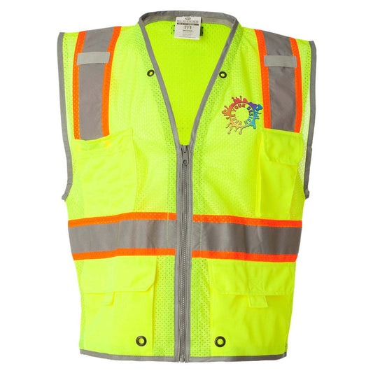 Kishigo - Premium Brilliant Series® Heavy-Duty Class 2 Vest Embroidery - Mato & Hash