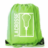 Lacrosse Stick Head Polyester Drawstring Bag - Mato & Hash