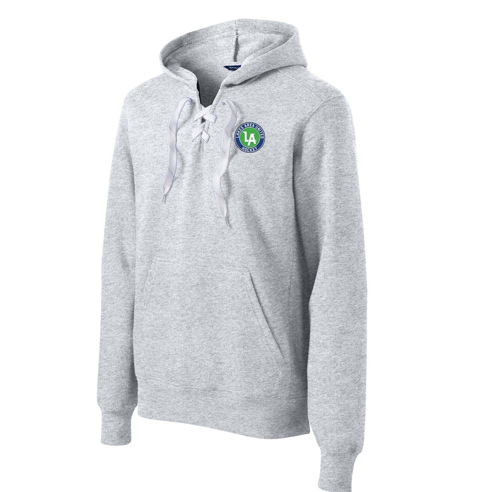 Lake United Hockey Sport-Tek® Lace Up Pullover Hooded Sweatshirt - Mato & Hash