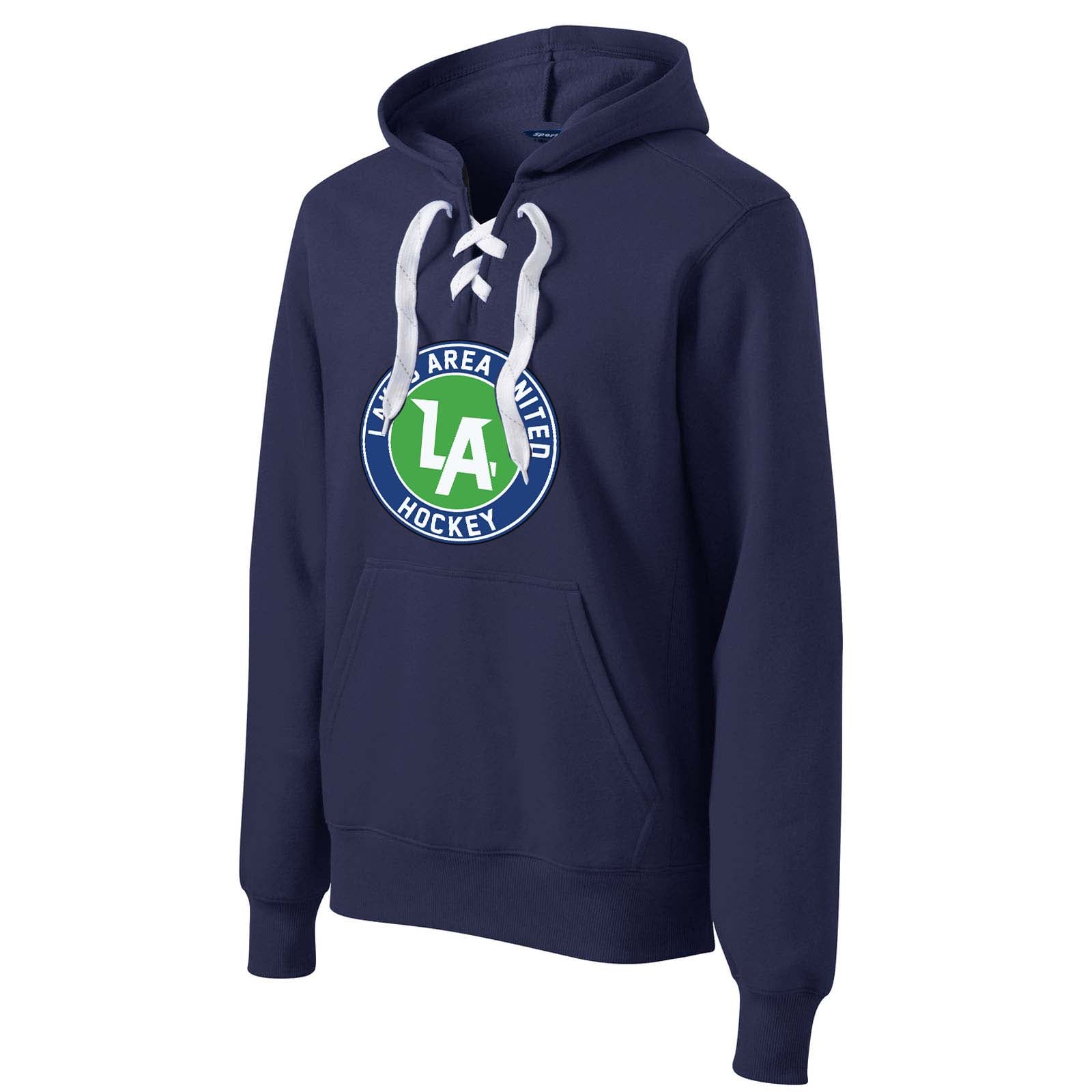 Lake United Hockey Sport-Tek® Lace Up Pullover Hooded Sweatshirt - Mato & Hash