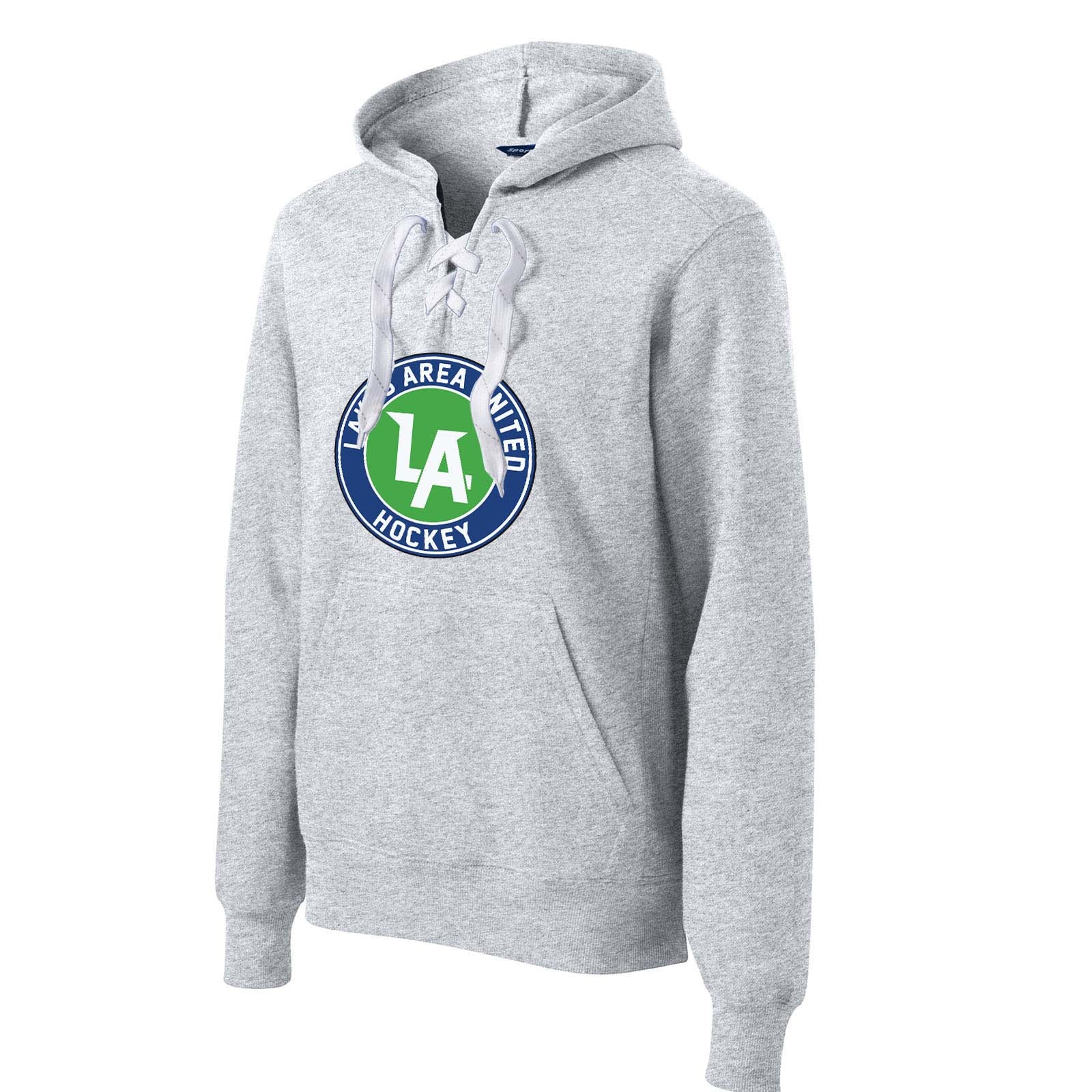 Lake United Hockey Sport-Tek® Lace Up Pullover Hooded Sweatshirt - Mato & Hash