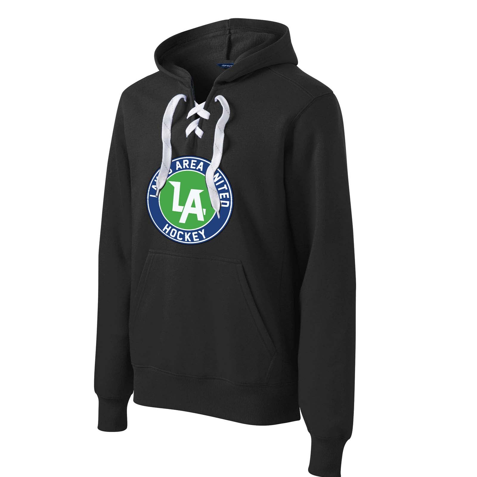 Lake United Hockey Sport-Tek® Lace Up Pullover Hooded Sweatshirt - Mato & Hash