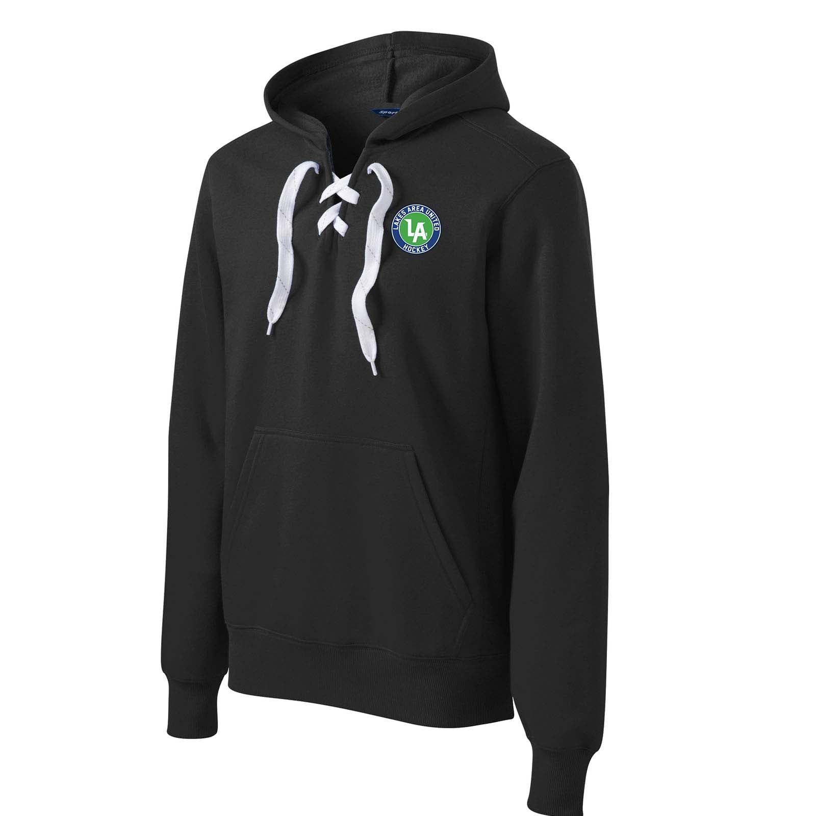 Lake United Hockey Sport-Tek® Lace Up Pullover Hooded Sweatshirt - Mato & Hash