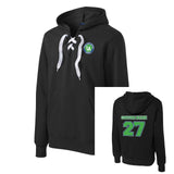 Lake United Hockey Sport-Tek® Lace Up Pullover Hooded Sweatshirt Custom Name - Mato & Hash