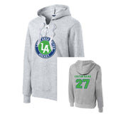 Lake United Hockey Sport-Tek® Lace Up Pullover Hooded Sweatshirt Custom Name - Mato & Hash