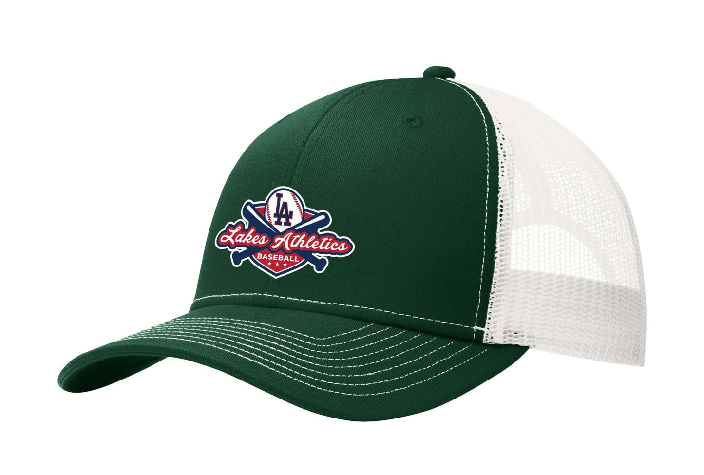 Lakes Athletics Embroidered Snapback Trucker Hat with Mesh - Mato & Hash