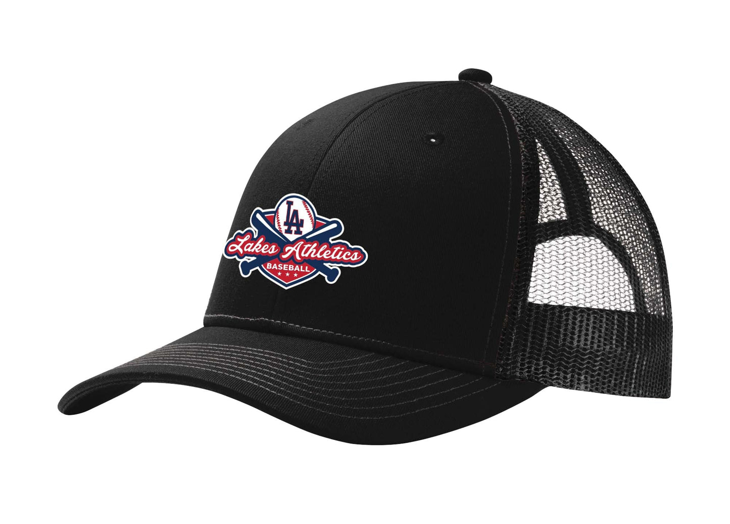 Lakes Athletics Embroidered Snapback Trucker Hat with Mesh - Mato & Hash