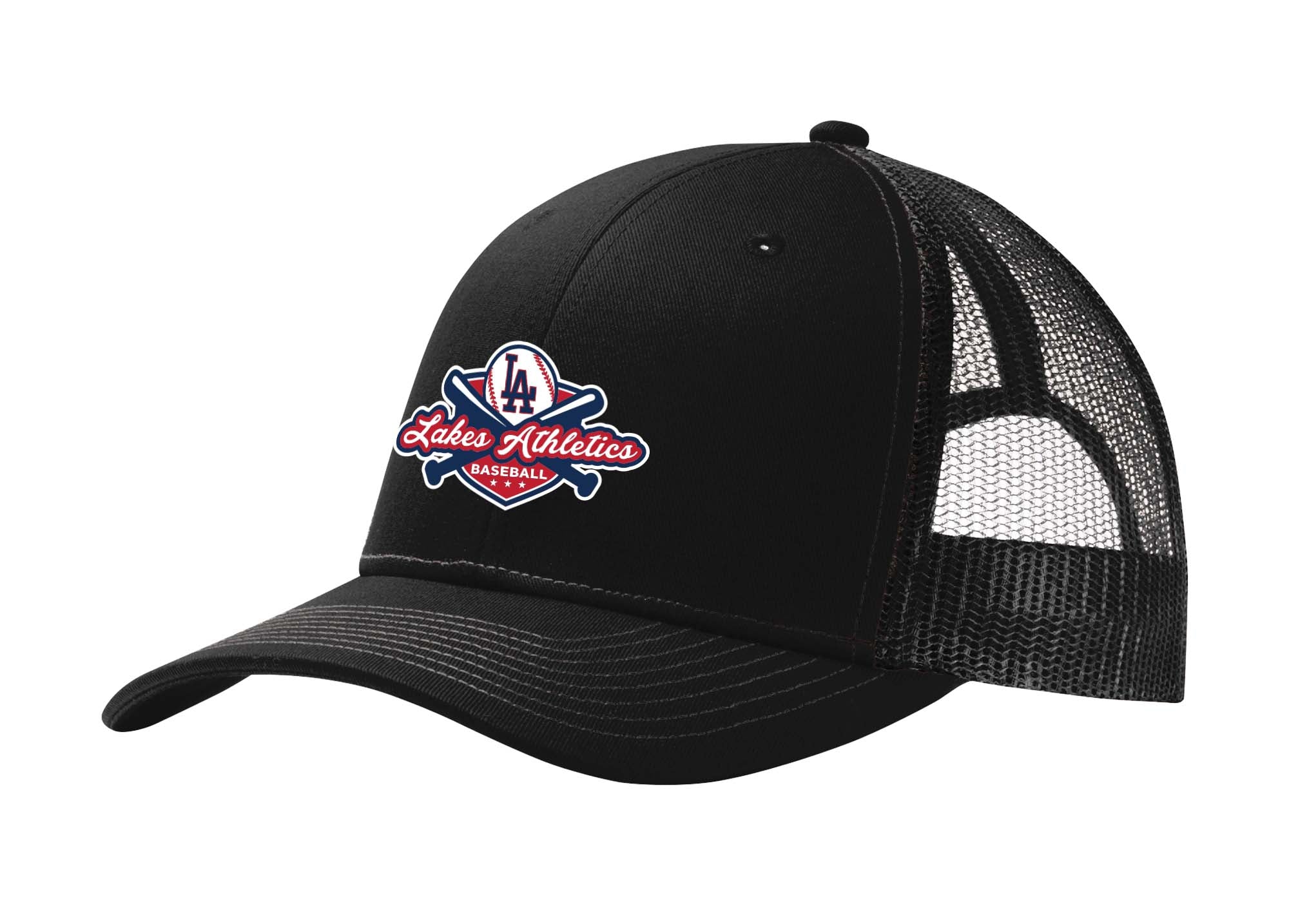 Lakes Athletics Embroidered Snapback Trucker Hat with Mesh - Mato & Hash