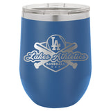 Lakes Athletics Lasered 12 oz Stemless Wine Tumbler - Mato & Hash