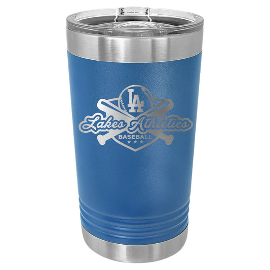 Lakes Athletics Lasered Tumbler 16 oz Tumbler - Mato & Hash
