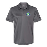 Lakes United Hockey Adidas - 3-Stripes Chest Polo Embroidery - Mato & Hash