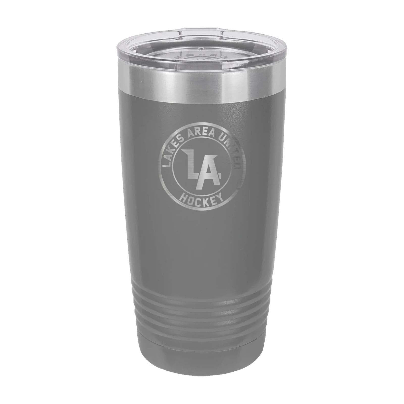 Lakes United Hockey Laser Engraved 20oz Pint with Sliding Lid - Mato & Hash