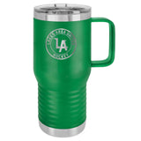 Lakes United Hockey Laser Engraved 20oz Travel Tumbler with Handle - Mato & Hash