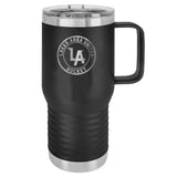 Lakes United Hockey Laser Engraved 20oz Travel Tumbler with Handle