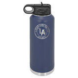 Lakes United Hockey Laser Engraved 32oz Water Bottle with Flip Lid - Mato & Hash