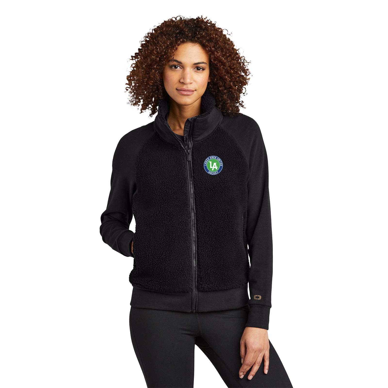 Lakes United Hockey OGIO® Ladies Luuma Sherpa Full-Zip Embroidered - Mato & Hash