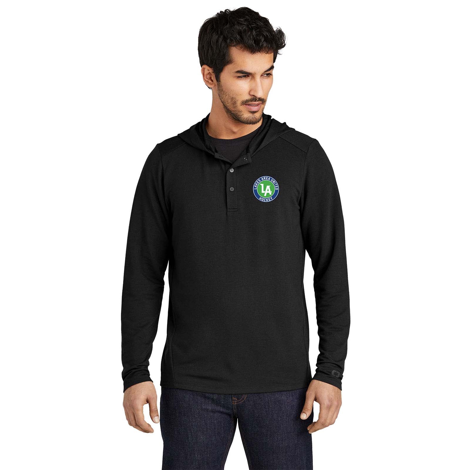 Lakes United Hockey OGIO® Luuma Flex Hooded Henley Printed - Mato & Hash