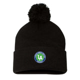 Lakes United Hockey Portsman Pom-Pom 12" Knit Beanie Embroidered - Mato & Hash