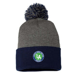 Lakes United Hockey Portsman Pom-Pom 12" Knit Beanie Embroidered - Mato & Hash