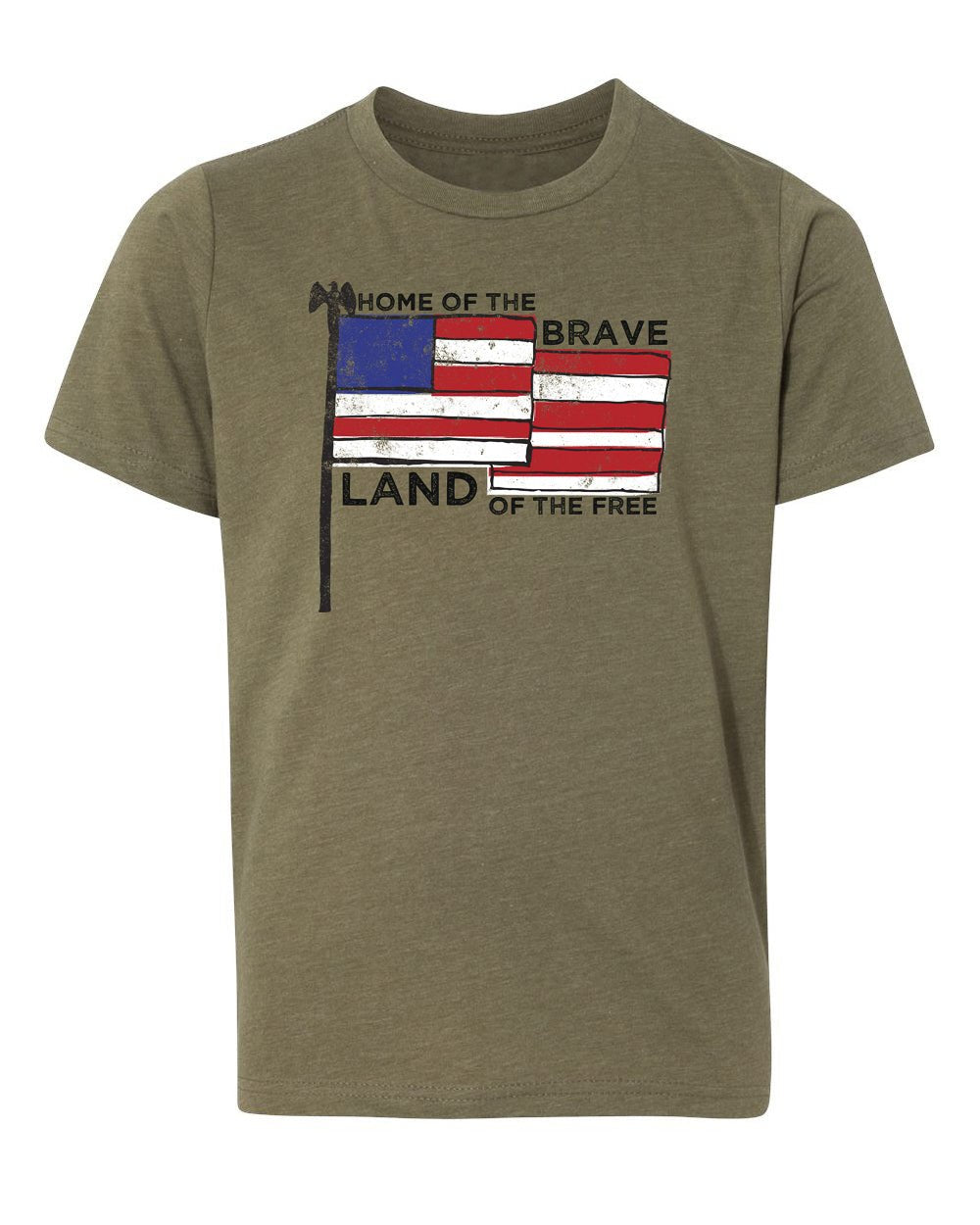 Land of the Free, Home of the Brave Kids 4th of July T Shirts - Mato & Hash