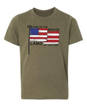 Land of the Free, Home of the Brave Kids 4th of July T Shirts