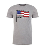 Land of the Free, Home of the Brave Unisex 4th of July T Shirts